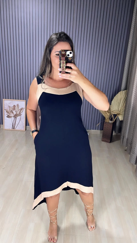 Vestido mullet Moletin