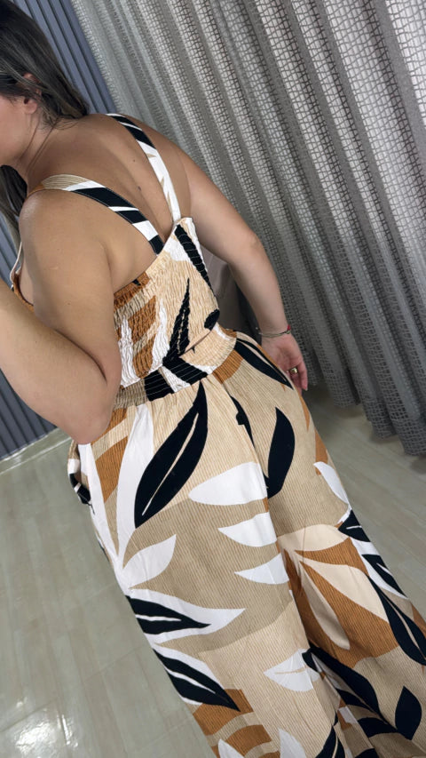 Conjunto calça pantalona Raissa