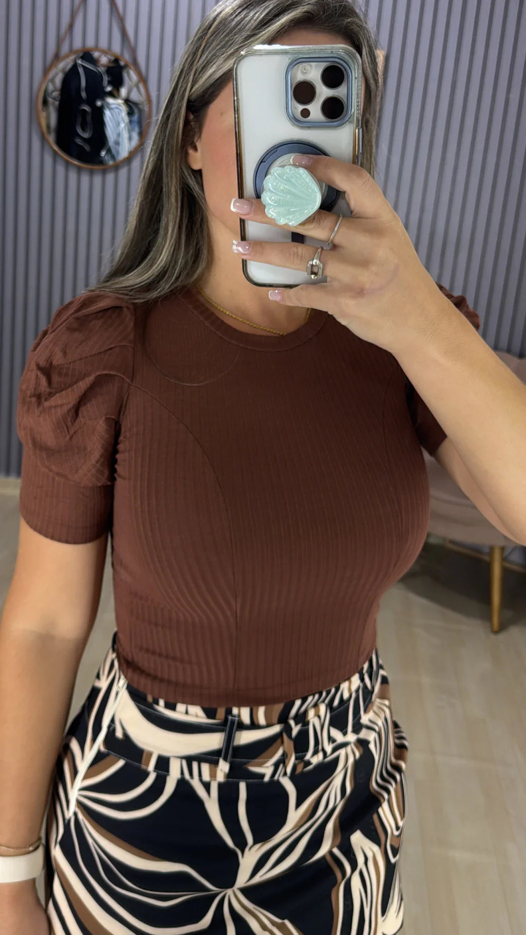 Croped canelado Princesa