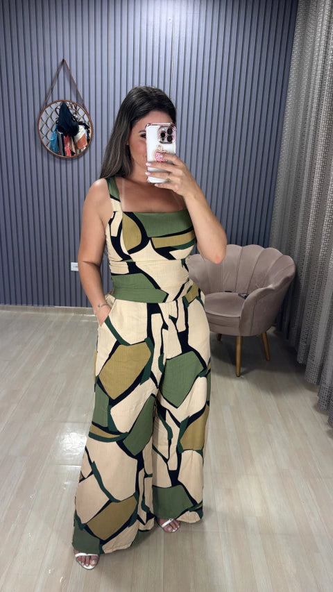 Conjunto calça pantalona Raissa