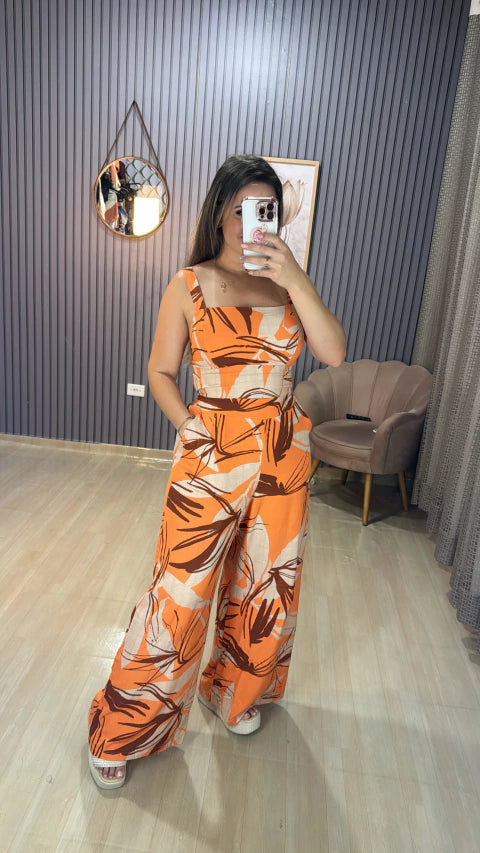 Conjunto calça pantalona Raissa