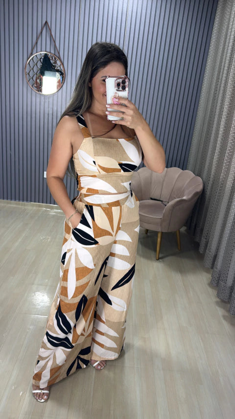 Conjunto calça pantalona Raissa