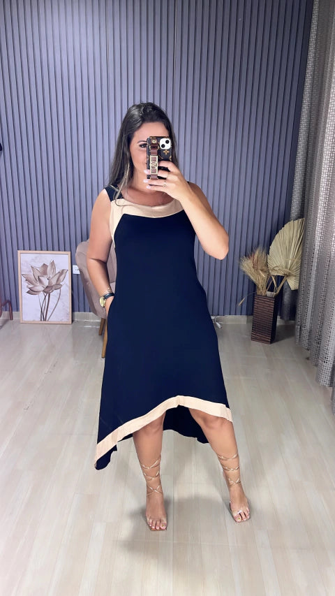 Vestido mullet Moletin