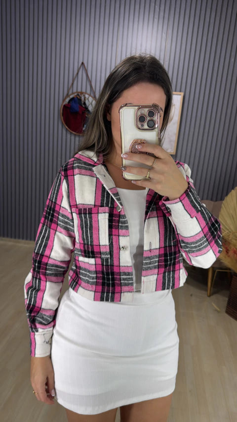 Jaqueta flanelada xadrez